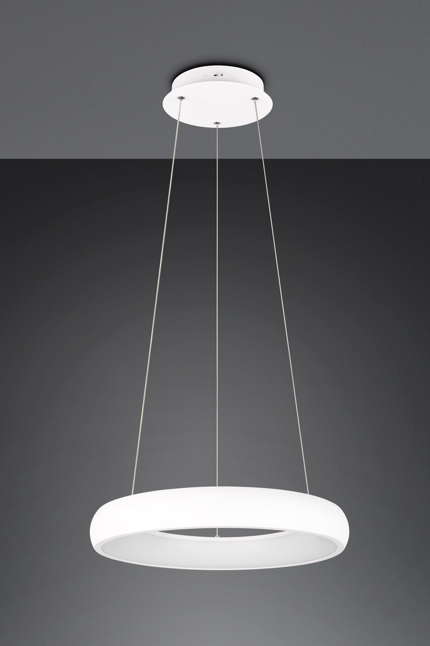 Lustra Cardona, TRIO, 46.5x150 cm, 29W, 1x SMD LED, metal, alb mat - 2 | YEO