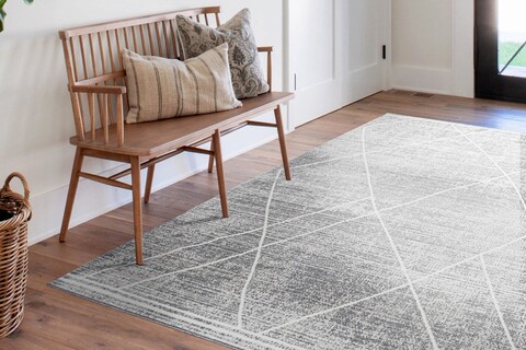 Covor, 38594a bohemian, 200x290 cm, polipropilena, gri