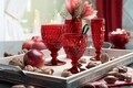 Set 4 pahare de vin rosu, Villeroy & Boch, Boston, 310 ml, sticla cristal, rosu