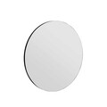 Oglinda decorativa, Siam, Zeos, 70x70x2.2 cm, MDF , Negru