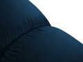 Taburet, Bellis-51, Micadoni Home, 94x94x43 cm, catifea, albastru regal