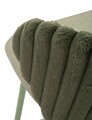 Set 2 scaune de bar Alaska -B, Mauro Ferretti, 55x58x106 cm, fier/poliester, verde