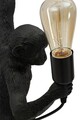 Aplica de perete Monkey, Mauro Ferretti, 1 x E27, 20W, 32x32x64 cm, polirasina, negru