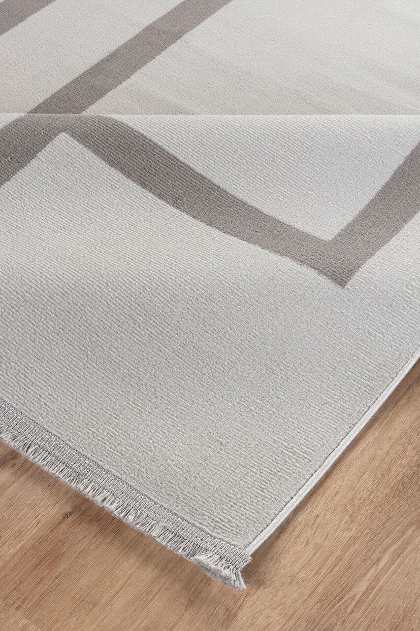 Covor (150 x 220), Moderno 3338, 150x220 cm, Crem / Gri — imaginea 4