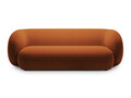Canapea modulara 3 locuri, Kate, Micadoni, 213x99x76 cm, catifea, teracota