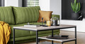 Canapea extensibila 4 locuri ELTAP, SO-ELI-33LO, Elise, 250x95x90 cm, lemn/poliester, verde olive