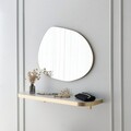 Oglinda decorativa, Neostill, Gusto, 75x55 cm, PAL, Auriu