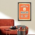 Tablou decorativ, Motor Oil 2 (55 x 75), MDF , Polistiren, Multicolor