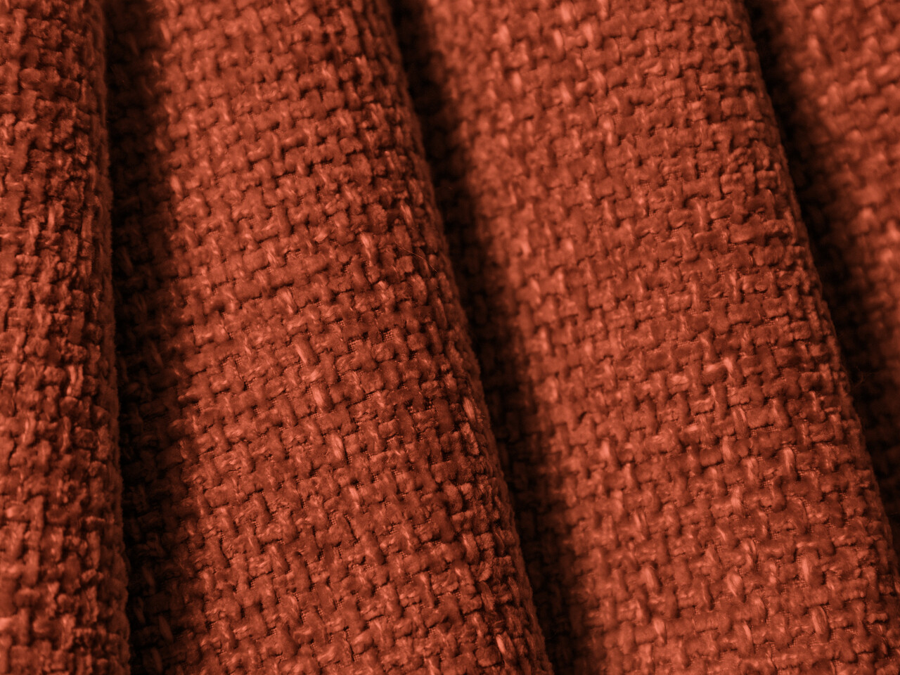 Coltar panoramic dreapta 6 locuri, Tulum, Cosmopolitan Design, 330x255x70 cm, tesatura chenille, teracota