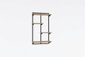 Raft de perete, Asse Home, Dodo, 70x120x15 cm, Maro
