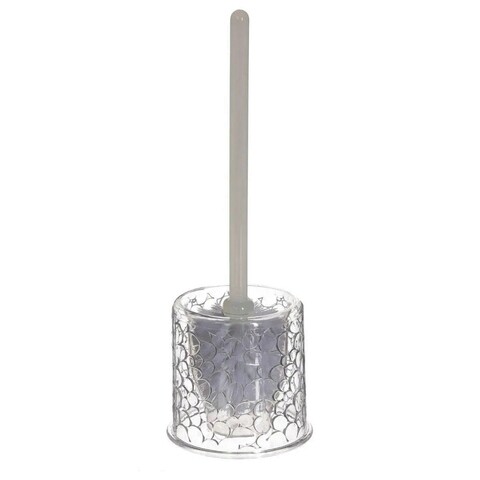 Perie pentru toaleta cu suport galet, 5five, Ø 12.5 x 36 cm, plastic