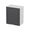 Dulap pentru bucatarie, Hanah Home, Minar, 60x72x37 cm, Alb / Antracit