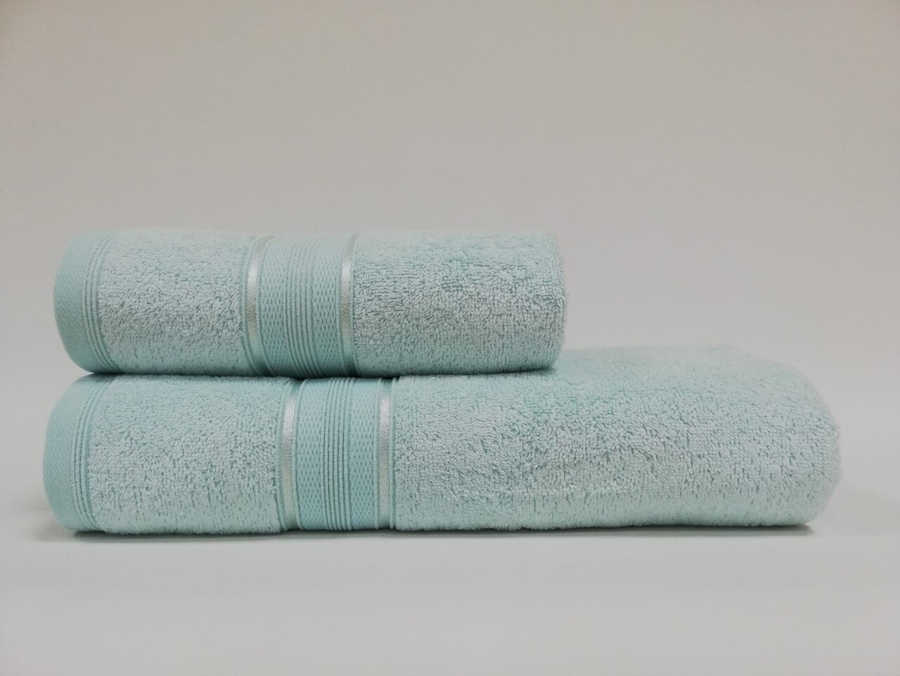 Set 2 Prosoape De Baie Josy, Class, 100% Bumbac, Menta