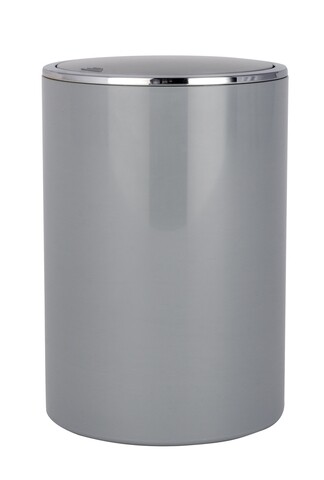 Cos de gunoi, Wenko, Inca, 5 L, 18.5 x 25.5 cm, plastic, gri
