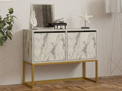 Consola, Asse Home, Zermat, Marmură Freesia