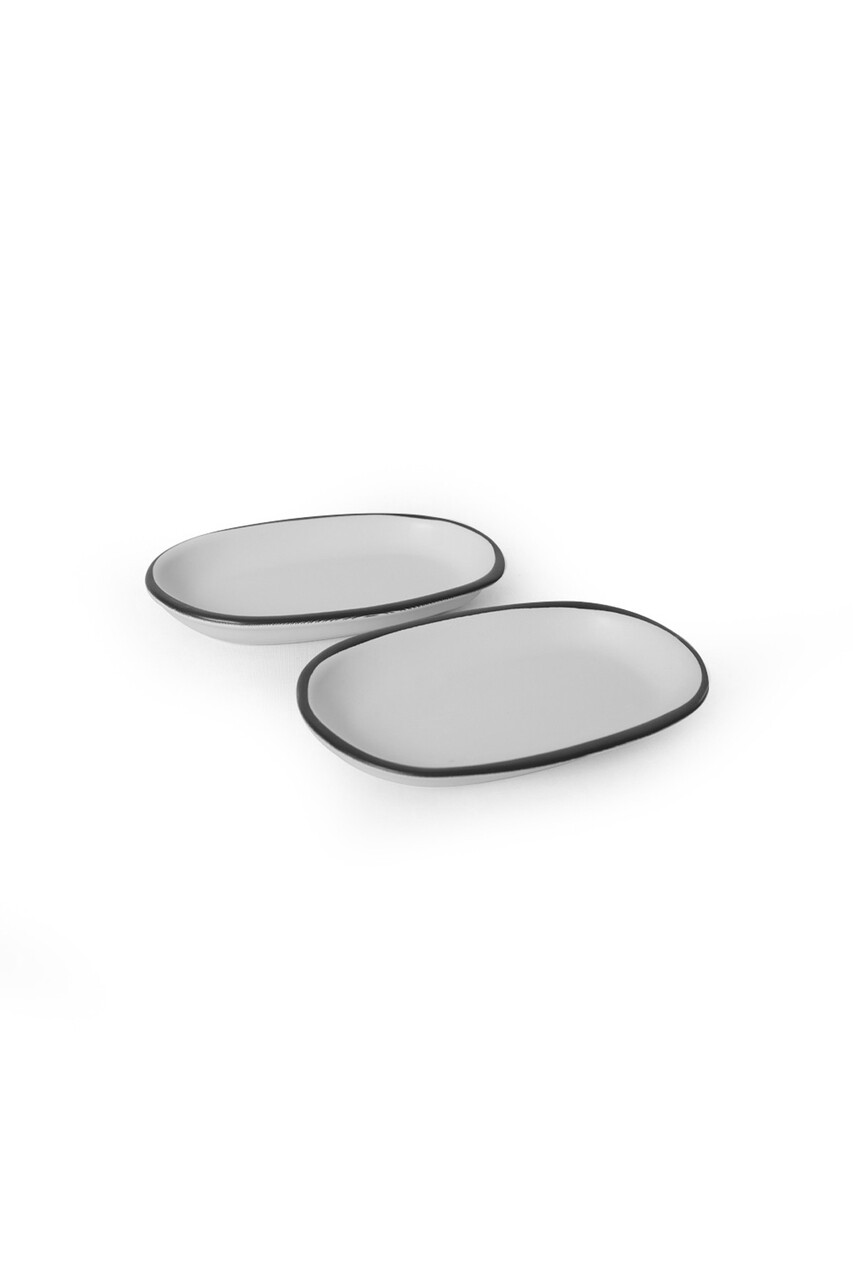 Set platouri servire, Hermia, 275KRM2496, Antibacterian, Alb mat - view 3