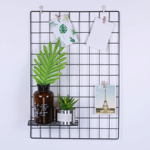 Decoratiune de perete, wr015, metal, dimensiune: 24 x 10 x 8 cm, negru