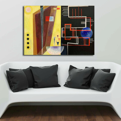 Tablou decorativ, 70100kandinsky011, canvas , lemn, multicolor