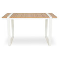 Set mobilier pentru exterior, 5 piese Merida, 240x240x33 cm, aluminiu/poliester, multicolor