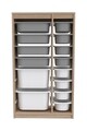 Dulap multifunctional, Estella, Montana Xs 2D4N8U, Gri Sonomo / Alb