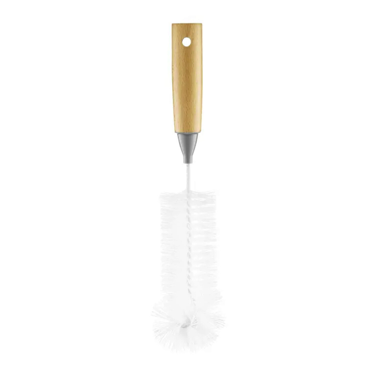 Perie pentru spalat sticle Scandic, Jotta, 27 x 6 x 6 cm, lemn de fag/plastic