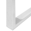 Masuta pentru cafea, Page, L.120 l.60 H.45, mdf/metal, alb lucios