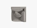 Modul pentru canapea, 1 loc, Chris-259, Micadoni Home, 100x100x80 cm, tesatura structurata chenille, natural