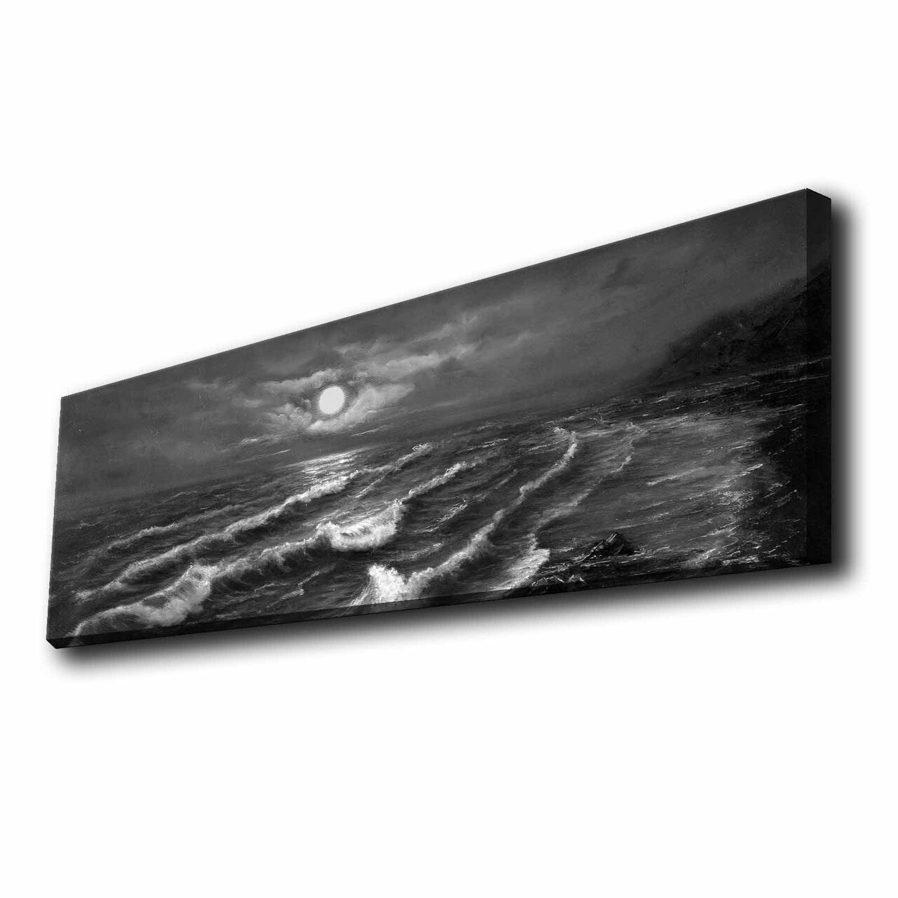Tablou decorativ cu lumina LED, 3090KTLGDACT, 30 x 90 cm, Multicolor - view 3