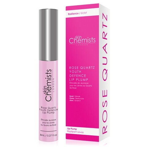 Luciu de buze, SkinChemists, Rose Quartz Lip Plump, 8 ml