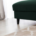 Coltar extensibil stanga 4 locuri ELTAP, Foble, 267x196x100 cm, lemn/poliester, verde inchis