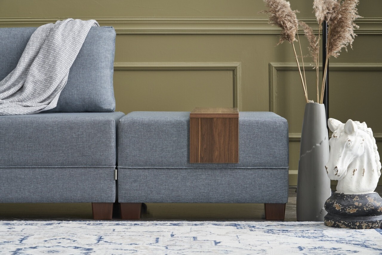 Coltar, Atelier del Sofa, 613LFS1165, Albastru — imaginea 4