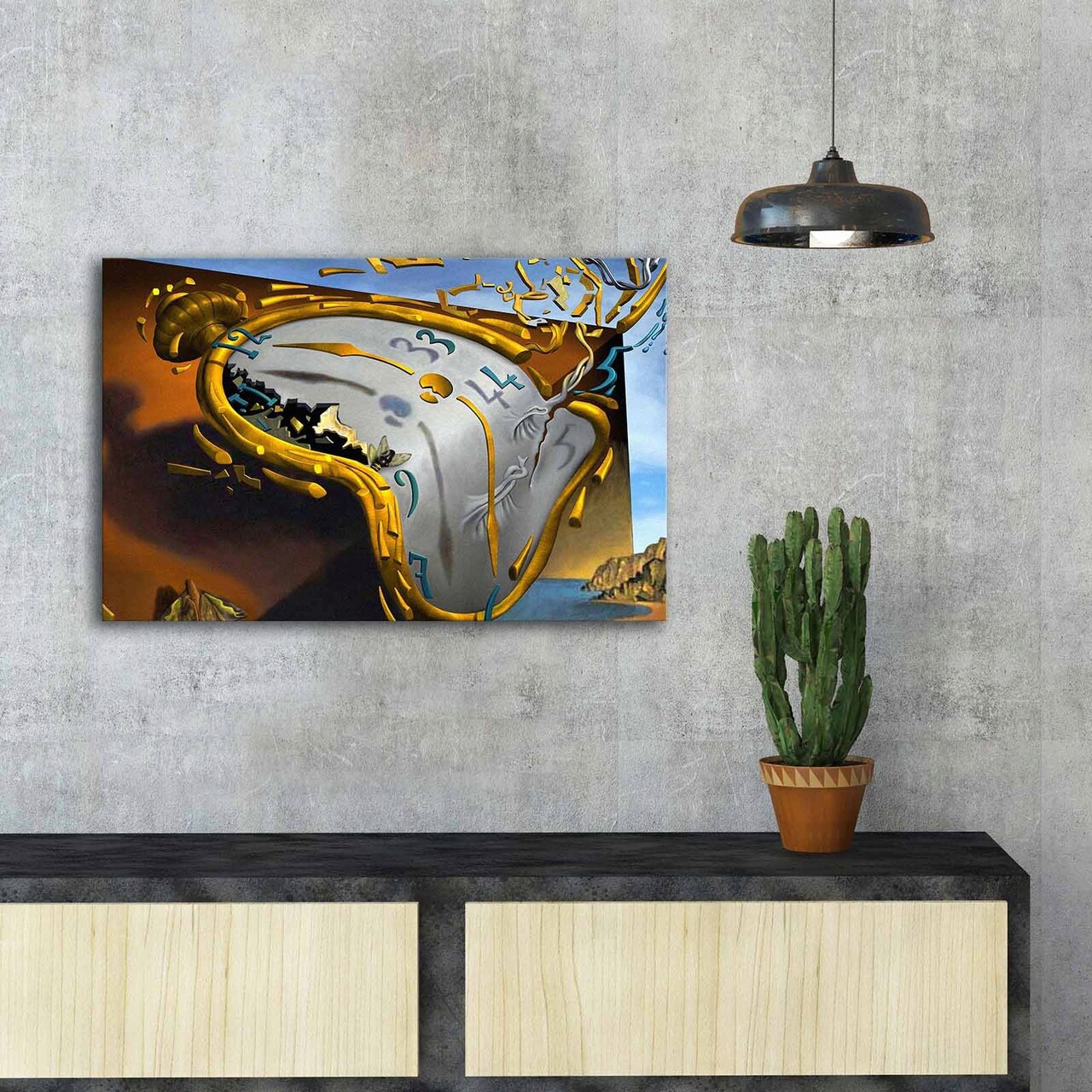 Tablou decorativ FAMOUSART-016 Canvas Dimensiune: 45 x 70 cm Multicolor