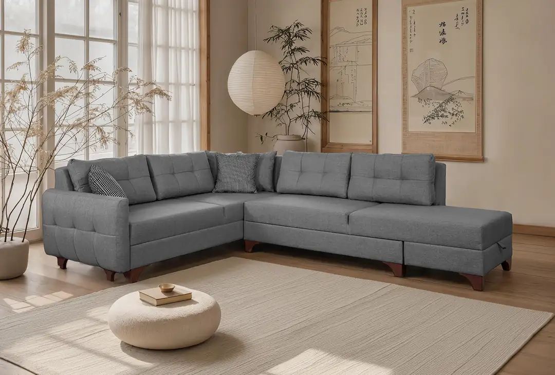 Coltar, Atelier del Sofa, 752EST1306, Frame: 70% HORNBEAM/30% MELAMINE COATED CHIPBOARD, Gri