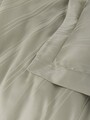 Set cuvertura matlasata dubla Bamboo, Bamboo Stripe - Beige, Cotton Box, 60% bumbac satinat/40% bambus