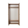 Dulap pentru haine, Vella, Lidya 2 -906, 90x192x52 cm, PAL, Sonomo