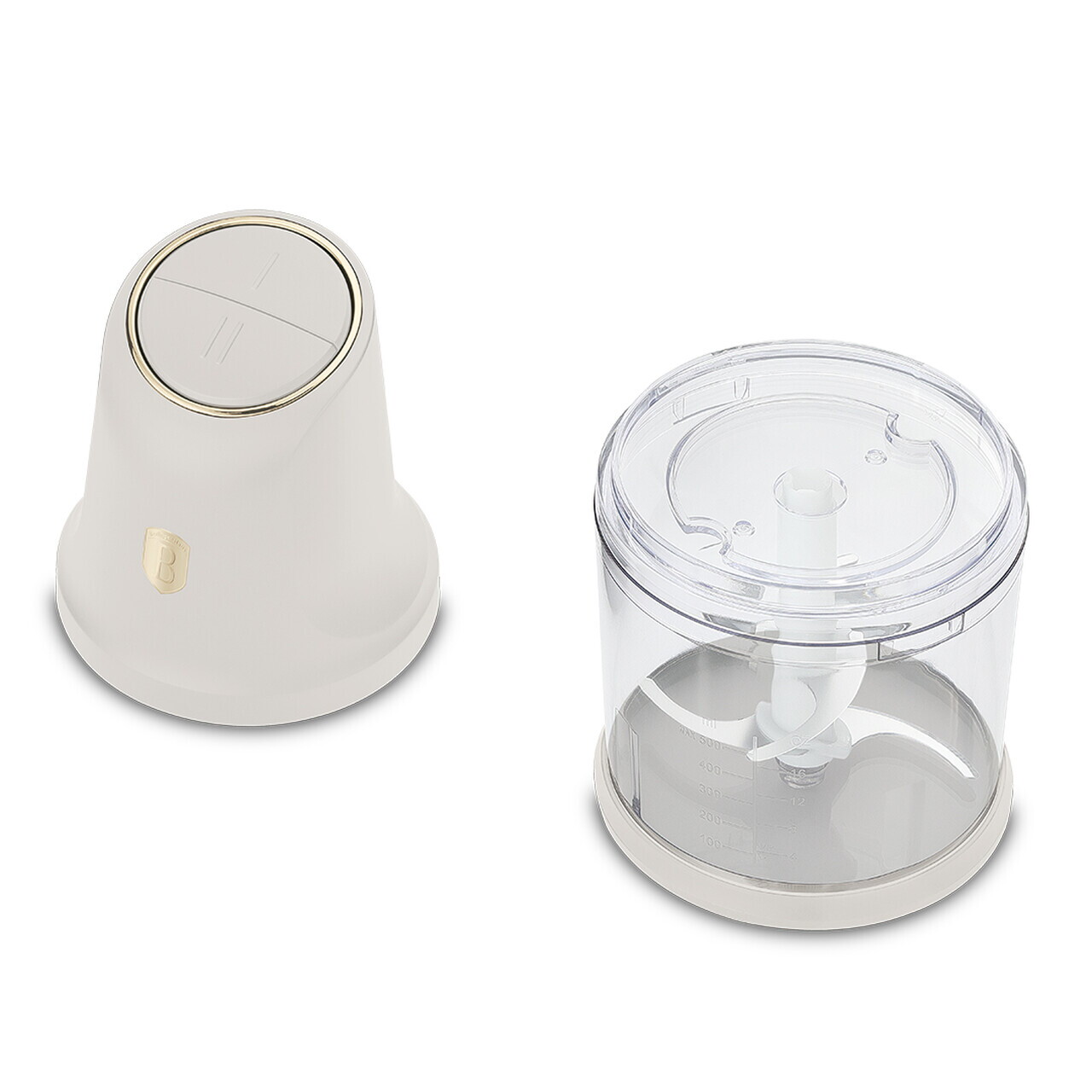 Tocator 2 in 1 Berlinger Haus, Sahara, 1 L, inox/plastic, crem/transparent - imagine 3