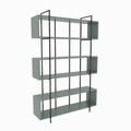 Corp biblioteca, Zena Home, Bruti, 120x180x29.6 cm, PAL, Verde/Negru