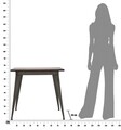 Masa Square Dining, Mauro Ferretti, 80x80x75 cm, fier