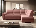 Coltar extensibil dreapta 3 locuri ELTAP, RT-24NU, Siber, 270x186x93 cm, lemn/poliester, roz