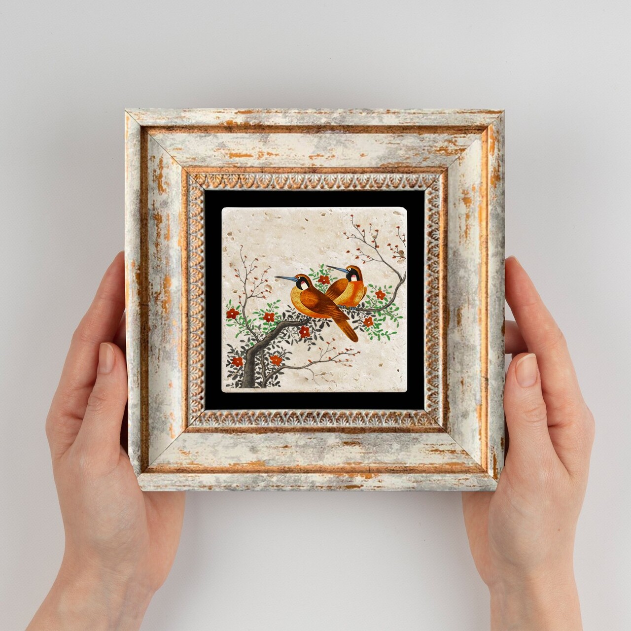 Tablou decorativ, TC66461, Cadru: 100% LEMN (Grosime: 2 cm), Multicolor - view 3