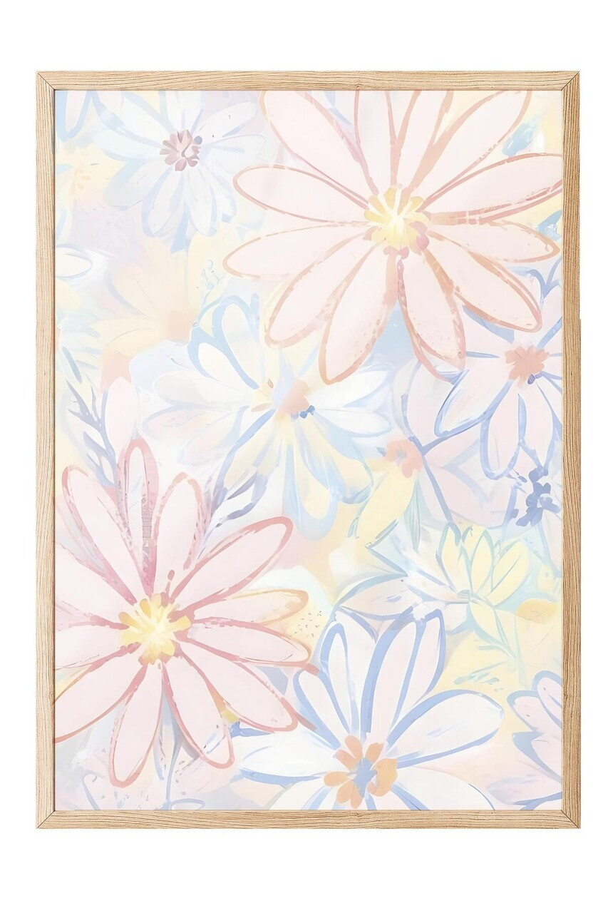 Tablou decorativ, 108484, Lemn masiv, Sticla PVC, Multicolor - view 2