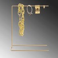 Suport pentru bijuterii, TK-005, 25x30x12 cm, Metal, Auriu