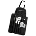 Set ustensile pentru gratar, sort si manusa 9 piese BergHOFF, Essentials Cubo, bumbac/otel