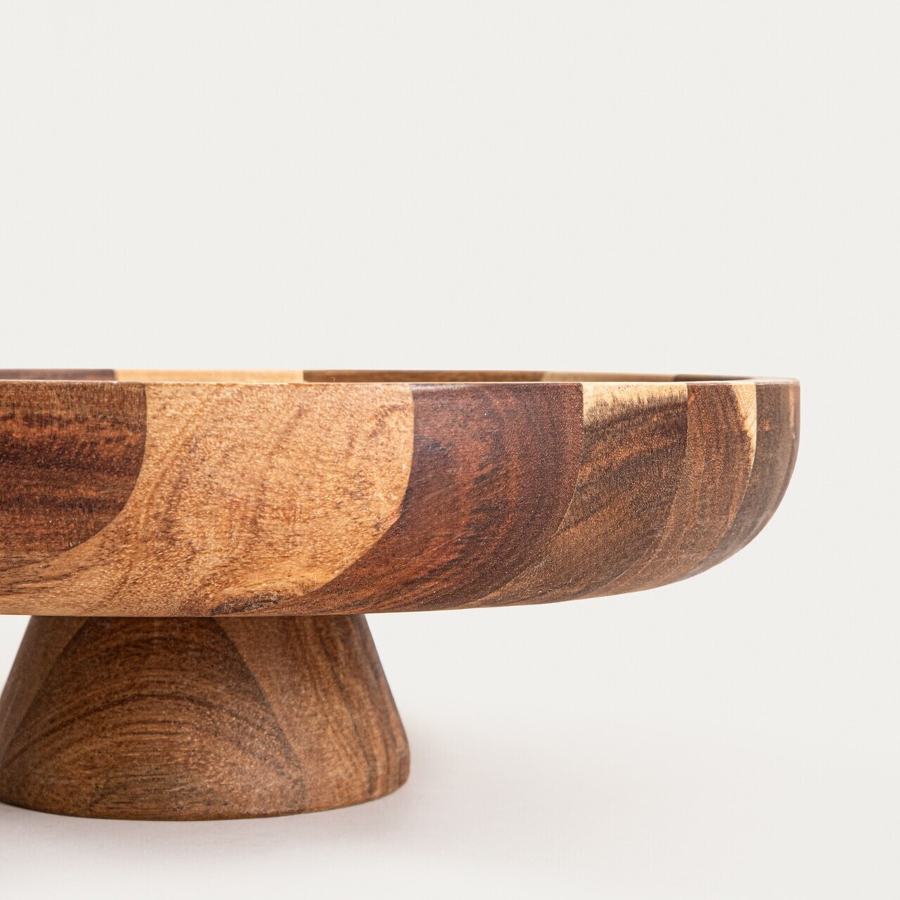Platou servire Mooka, Homla, 30.5x11 cm, lemn, maro - view 3