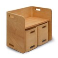 Set Masa si Scaune, Sweetie, Flexy Table Set, 100% LEMN DE FAG, Natural