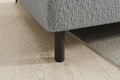 Coltar extensibil stanga 3 locuri ELTAP, LT-04ROY, Barea, 208x160x100 cm, lemn/poliester, gri deschis