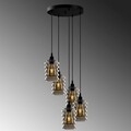 Candelabru, Opviq, Smoked - 022, E27, 60 W, metal/sticla