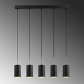 Lustra, Opviq, 892OPV1653, Metal, Negru/Nichel