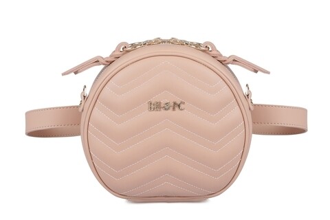 Borseta Beverly Hills Polo Club, 614, piele ecologica, roz pudrat