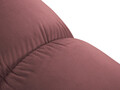 Taburet, Bellis-51, Micadoni Home, 94x94x43 cm, catifea, roz